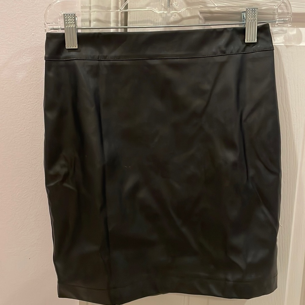 Bardot Faux Leather Mini Skirt